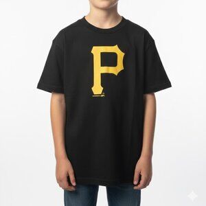 Pittsburgh Pirates Boys Boy's Big P Tee T Shirt Top Size 18 NWT